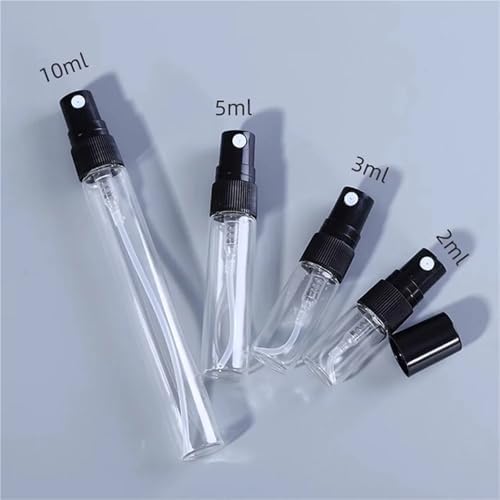 50pcs Empty Glass Perfume Bottles 2ml 3ml 5ml 10ml Refillable Sample Vials - Image 4