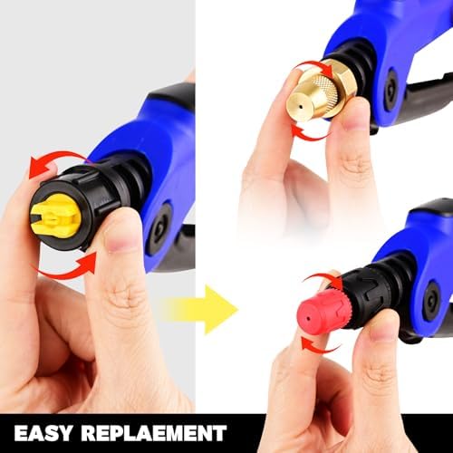 NEWISHTOOL High Pressure Sprayer Hose Nozzle, Air Hose Water Spray Nozzles - Image 6