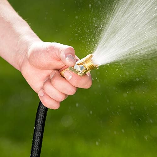 Flexi Hose Lightweight Expandable Garden Hose, 50FT - Retractable Garden Hose, Water Hose - No-Kink Flexibility, 3/4 Inch Solid Brass Fittings and Double Latex Core - Image 6