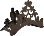 Garden Hose Holder Cast Iron Heavy Duty Water Hose Hanger, Outside Wall Mount, Solid Metal Decorative Rack/Organizer/Stand, Easy to Install, Hold Up to 50/75/100 ft (Hose holder - 2 Birds) - Image 4