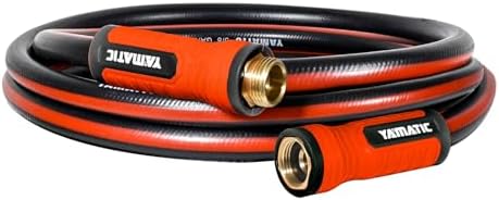 YAMATIC 15ft Short Garden Hose, 5/8in I.D. Flexible Lightweight Leader Hose by YAMATIC