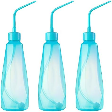 Watering Can Indoor, 3pcs plastic watering can solvent sprayer plant watering flower plants plant squeeze sprayer plant water sprayer succulent watering can plastic plants bottle(Blue) by Unknown