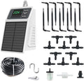 Solar Automatic Drip Irrigation System with Programmable Timer, 10m/33FT Self Watering Kit, Solar Powered Auto Watering System for Garden Plants, Potted Flowers, Greenhouse, Patio by MPLERVEN