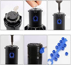 Shower Head 5Pcs G3/4" Lifting Type Buried Rotating Sprinkler 40°~360°Adjustable Pop-up Sprinkler Lawn Football Field Turf Irrigation Nozzle Watering Supplies - Image 5