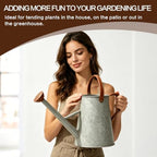 1.5 Gallon Metal Watering Can for Outdoor Plants, Watering Can, Cream Zinc - Image 6