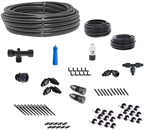 Drip Depot Drip Irrigation Kit for Window Boxes - Deluxe - Timer Compatible, Rain Barrel Compatible, Expandable, 1/2 Inch Poly Tubing by Drip+Depot