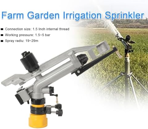 1.5" Agriculture Farm Irrigation Sprinkler Lawn Sprinkler 360° - Image 7