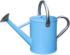 Metal Watering Can, 1 Gallon for Outdoor Garden Plants, Blue by yourjoy