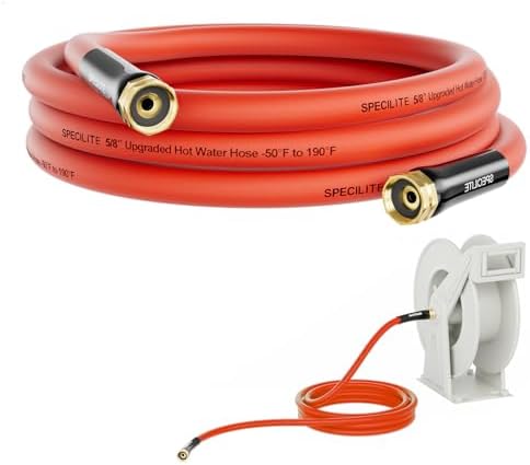 SPECILITE 5/8" x 15FT Female to Female Hot/Cold Leader Garden Water Hose by SPECILITE