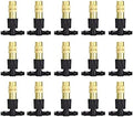 30/50/100/200/250PCS Copper Misting Nozzle 1/4'' Barb Tee Connector Adjustable Brass Mist Spray Atomizer Watering Garden(30pcs) by Unknown
