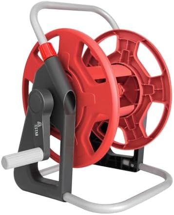 Garden Water Hose Reel,Holds 50-60 Ft of 5/8" Hose by Garden