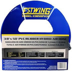 Estwing E3850PVCR 3/8" x 50' PVC/Rubber Hybrid Air Hose with 1/4" Brass Fittings, Blue (Pack of 4) - Image 7