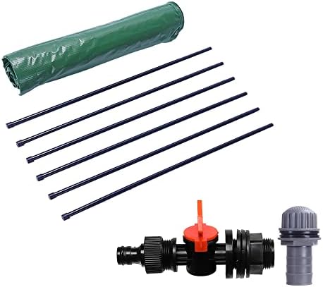 Collapsible Rain Barrel,Portable Water Storage Tank to Collect Rainwater,Rainwater Collection System Downspout,Water Storage Tank Catcher Container with Filter Spigot Overflow Kit (Green,66 Gallon) - Image 4