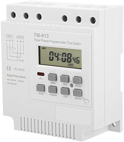 Three Phase Digital Timer Relay, 380V 16A 3-Wire I/O - Image 2
