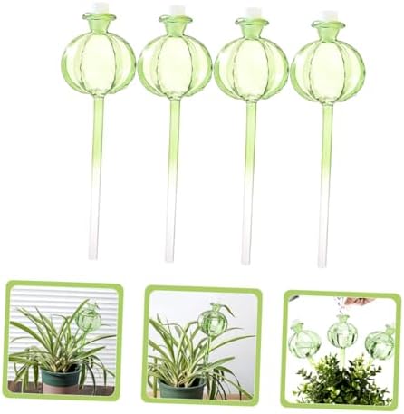 Cactus Shape Glass Watering Globe, 4pcs Automatic Plant Watering Stakes - Image 7