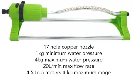 17 Hole 4 Modes Oscillating Lawn Sprinkler - Image 5