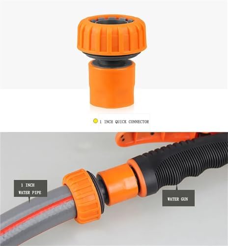 Expandable Garden Hose Repair Kit 15PCS Garden Hose Coupling Irrigation Tool Fittings for Diameter 20mm Water Pipe Connect Or Spray Connector(Gold) - Image 6