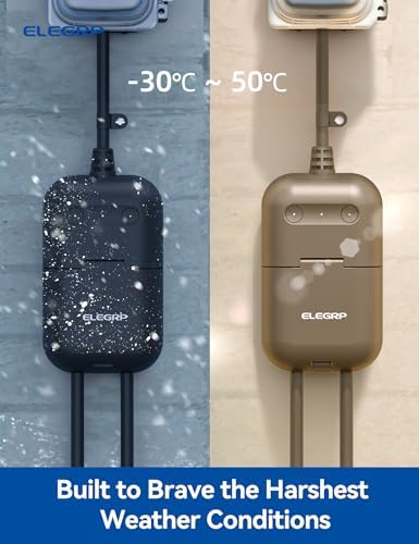 ELEGRP PQR21 Outdoor Smart Dimmer Plug Waterproof IP66, Smart WiFi Plug with 2 Individually Sockets, Compatible with Alexa & Google Assistant, Outdoor Dimmer for String Lights, UL Listed, 1 Pack - Image 3