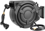 wikiwiki Retractable Garden Hose Reel, 1/2" x 100FT, Auto Rewind Wall Mount by WikiwikiPatioUmbrellas