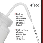 EISCO 6PK Chemical Wash Bottle, No Label, 500ml - Wide Mouth, Self Venting, Low Density Polyethylene - Performance Plastics Labs - Image 3