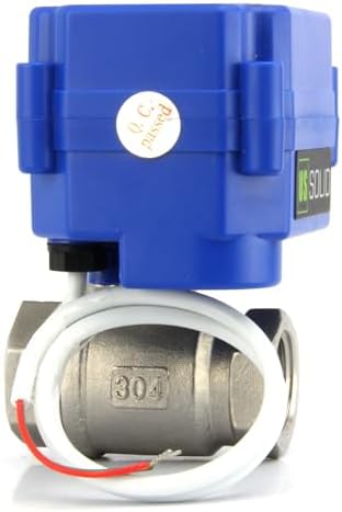 U.S. Solid Motorized Ball Valve- 1/2" NSF Certified 304SS Ball Valve with Full Port, 9-24V AC/DC and 2 Wire Auto Return Setup (Pack of 12) - Image 5