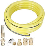 Garden Watering Sprayer Kit High Pressure Brass Nozzle Adjustable Water Sprayer for Car Washing and Garden Irrigation with 5m Hose and Quick Connectors - Image 3