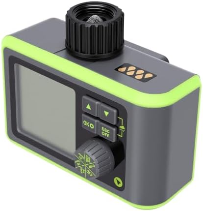 Yosoo 2 Zone Programmable Water Timer with Rain Sensor and LCD Display for Garden Irrigation Drip Systems - Image 5