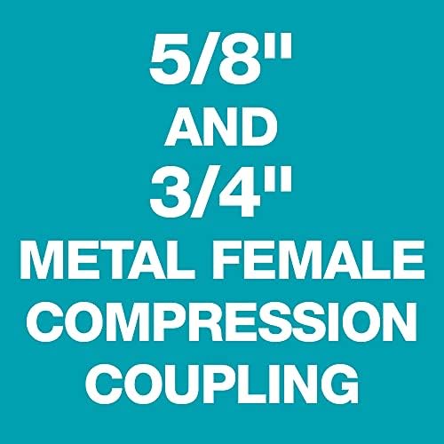 20 Pack - Gilmour Heavy Duty Brass and Zinc Female Hose Repair Mender - Clamp Coupling for Garden Hoses - 01FZ - Image 3
