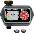 Eden 93411 1-Zone Digital Water Timer with LCD Display - Programmable Sprinkler System Manual Watering Rain Delay and Moisture Sensor Compatibility by EDEN