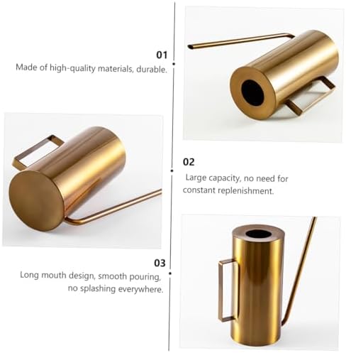 Stainless Steel Watering Can Large Capacity for Garden Plants - Image 4