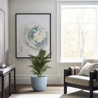 Kante Accent Round Bowl Blue Gray Concrete Planter 14" Dia, Outdoor - Image 4