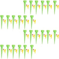 6-24pcs Auto Adjustable Drip Spike Water Bottle Irrigation System Self Dripper Automatic Device Indoor Plant(Green-24Pcs) by Unknown