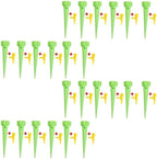 6-24pcs Auto Adjustable Drip Spike Water Bottle Irrigation System Self Dripper Automatic Device Indoor Plant(Green-24Pcs) by Unknown