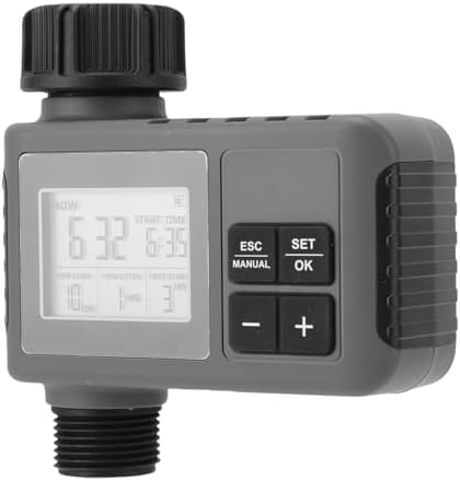 Digital Hose Timer, Programmable Water Timer with Rain Delay, Manual & Automatic Irrigation, Ideal for Lawn, Yard, Pool & Greenhouse - Image 5