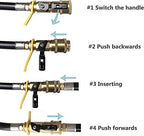 24 Ft RV Propane Quick Connect Extension Hose with 1/4 Inch Hose Fittings - Image 4