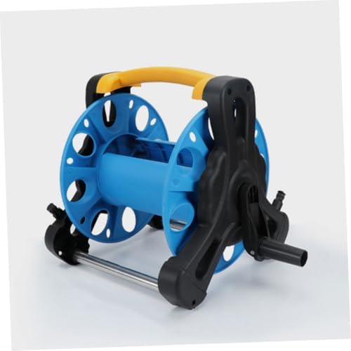 Freestanding Hose Reel Storage Rack for Garden Hose, Blue PP - Image 3