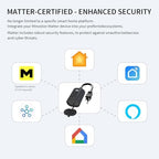 Minoston Outdoor Smart Plug, Matter Smart Plug, Smart Home Wi-Fi Outlet IP65 Waterproof, Compatible with Alexa, Apple Home, SmartThings, Google Home, Smart Life, IP65 Waterproof, 2.4Ghz, 2 Pack - Image 5