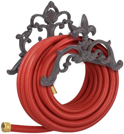 Cast Iron Garden Hose Holder, Sturday Wall Mount Hose Storage (Brown) by Unknown