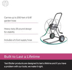 Yard Butler Hose Cart, Metal Hose Caddy, 2 Wheels, 200 Feet - Image 4