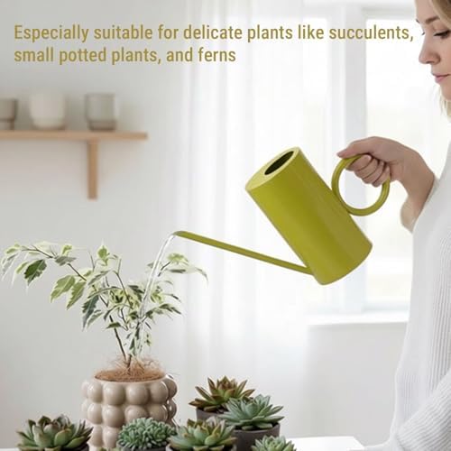 Long Spout Watering Can for Indoor Plants, Succulents (Yellow) - Image 5