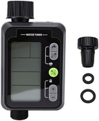 Water Timer for Outdoor Garden, 17x8x5.5cm | Rain Delay Sensor, 9 Programmable Modes with LCD Display, Kid Lock Watering Timer for Gardeners (English Version) - Image 6