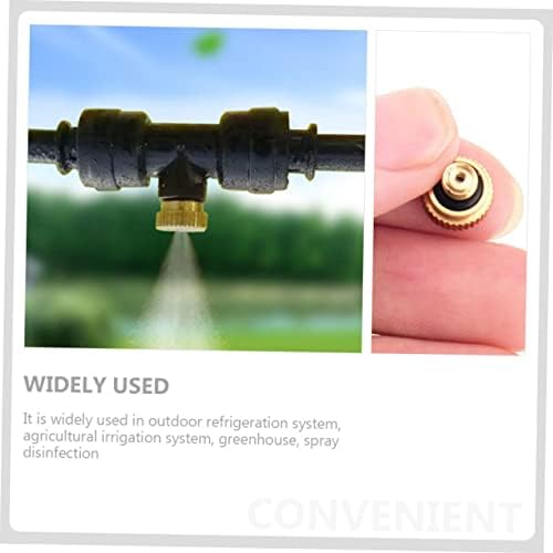 SUPVOX 48pcs Outdoor Cooling Fan Misters Brass Misting Nozzles Spray Mister Nozzle - Image 5