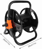 Hose Reel Water Pipe Reel, ABS Single Arm Tool Garden Hose Reel Water Pipe Storage Rack Hose Reel Cart for Garden Agricultural Lawn Car Washing Garden Tool - Image 5