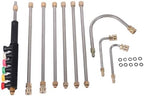 Jiawu Pressure Washer Extension Wand Kit with Versatile Nozzles for Deep Cleaning High Areas in Eaves and, Metal, 20pcs - Image 2