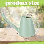 8 Pack Watering Can for Indoor Plants, 1.8L/60oz Small Plastic Water Cans with Long Spout, Lightweight Pitcher for House Plants, Garden Flowers, Mint Green - Image 2