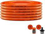 Garden Hoses Water Pipe with 2 Connectors PVC Rubber Sun Protection and Cold Resistance Multifunctional Household Water Hosepipe (Size : 15m) by Unknown