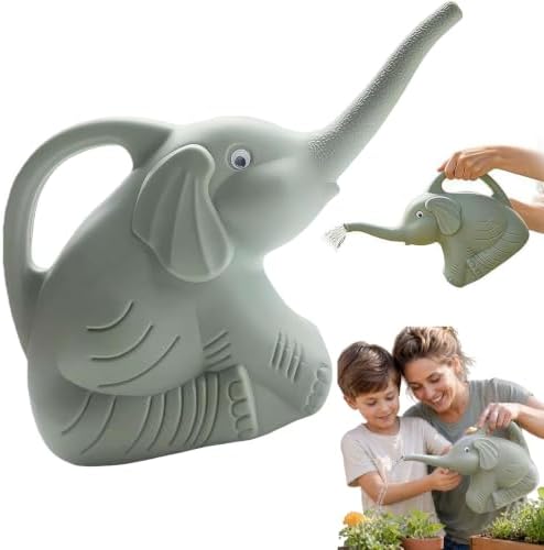2L Elephant Shaped Watering Kettle with Long Spout - Image 2