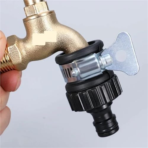Expandable Garden Hose Repair Kit 10Pcs Universal Water Faucet Adapter Plastic Hose Quick Connect Fitting for Car Washing Garden Irrigation - Image 2