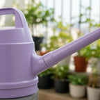 Watering Can Long Spout Sprinkler Ergonomic Handle Lightweight PP Construction Suitable for Balcony Use, Beige - Image 2