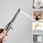 Brass Handheld Bidet Sprayer- Hot and Cold Water Mixer Valve Included，8.5inChrome Toilet Spray Gun,for Baby Cleaning, Female Cleaning and Toilet Sprayer, pet Bathing, Adjustable Water Pressure - Image 4
